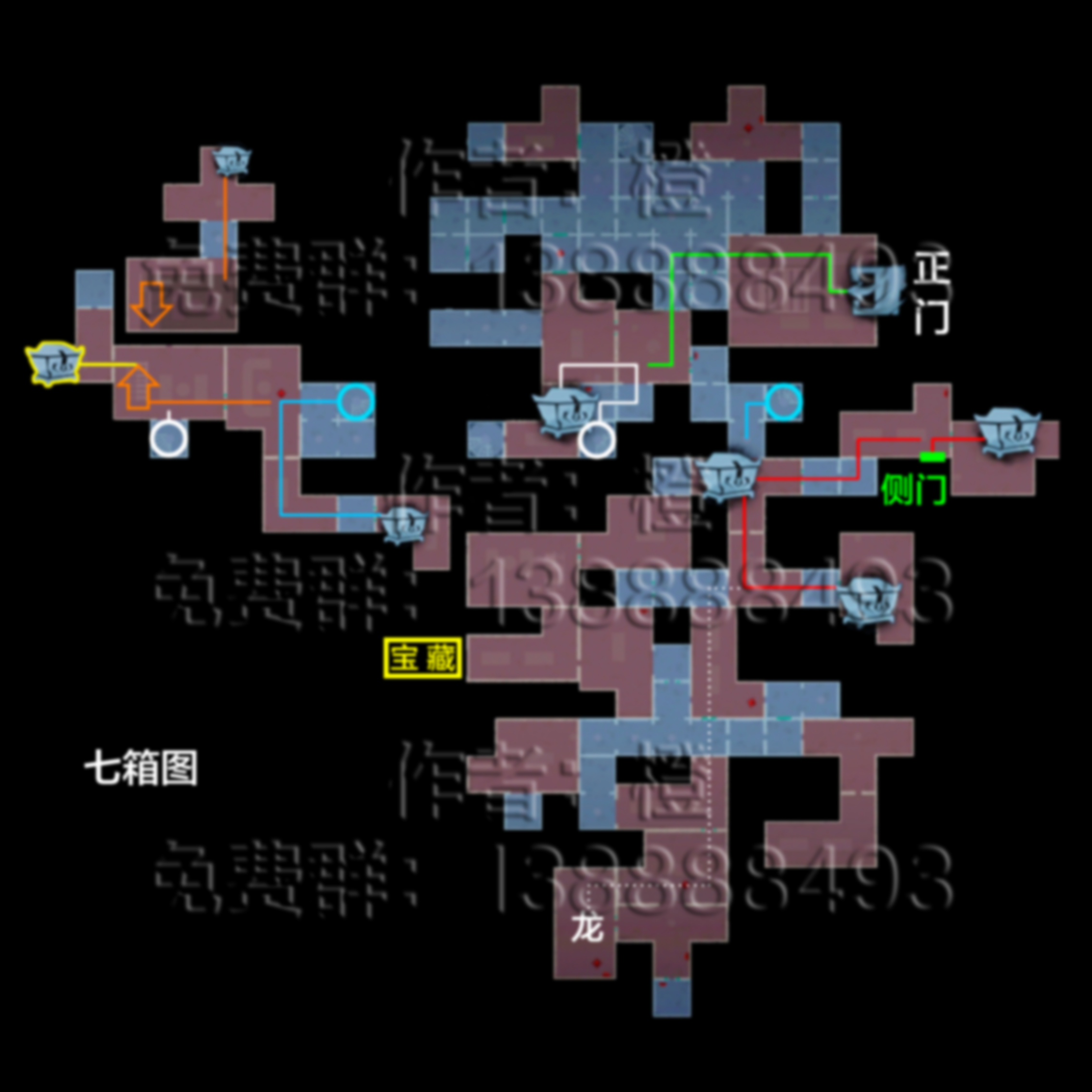 超自然行动组极限宝藏房间全地图小抄