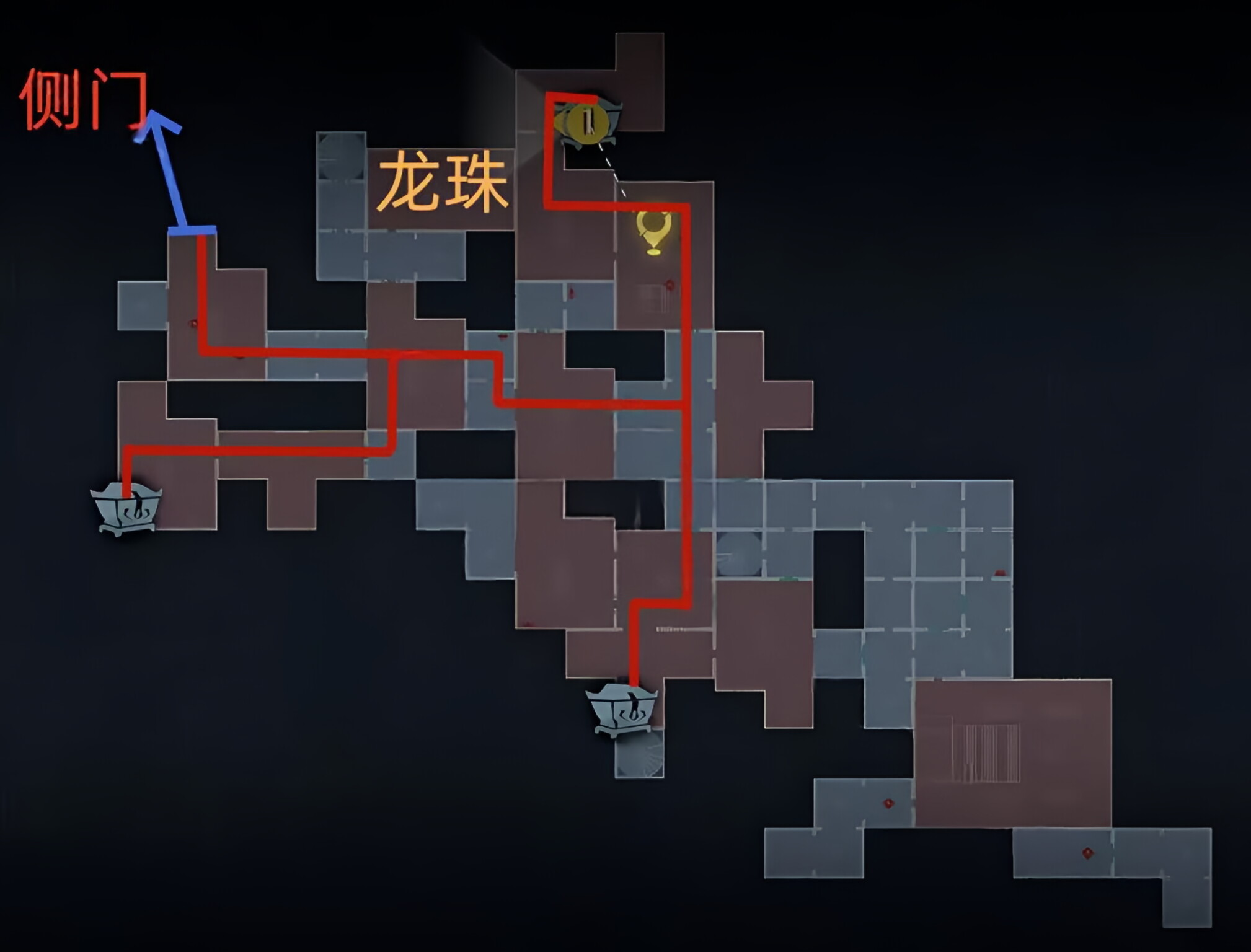 超自然行动组精绝古城困难┗型全地图小抄