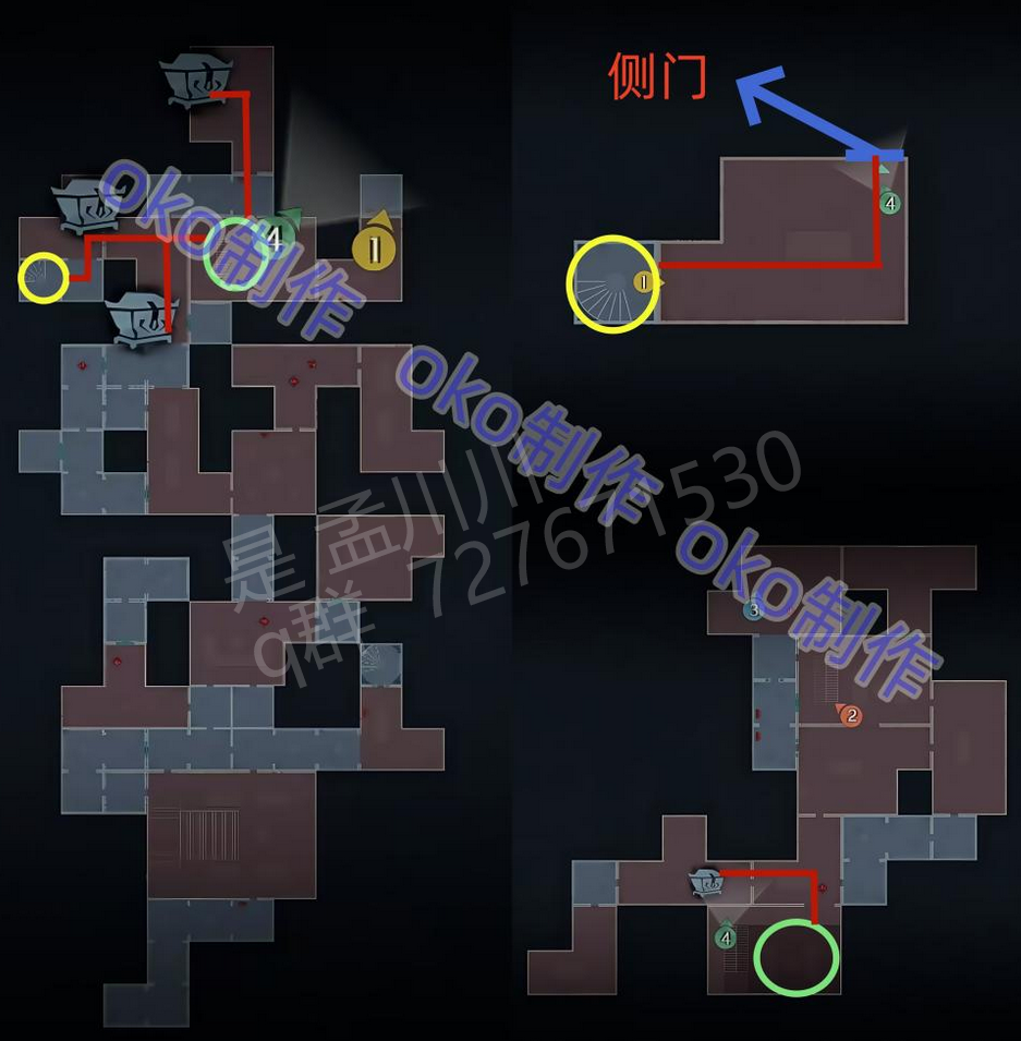超自然行动组精绝古城困难┛型全地图小抄