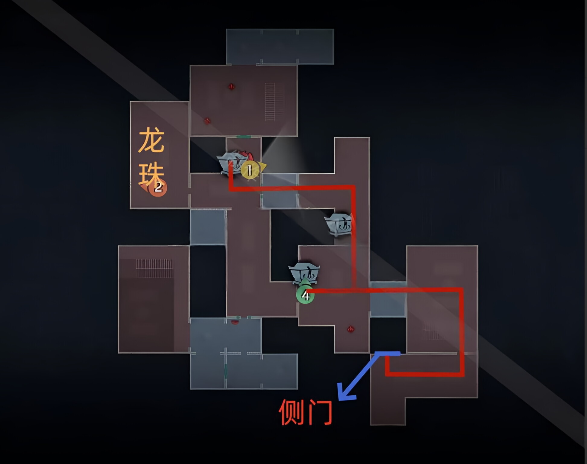 超自然行动组精绝古城困难┏型全地图小抄
