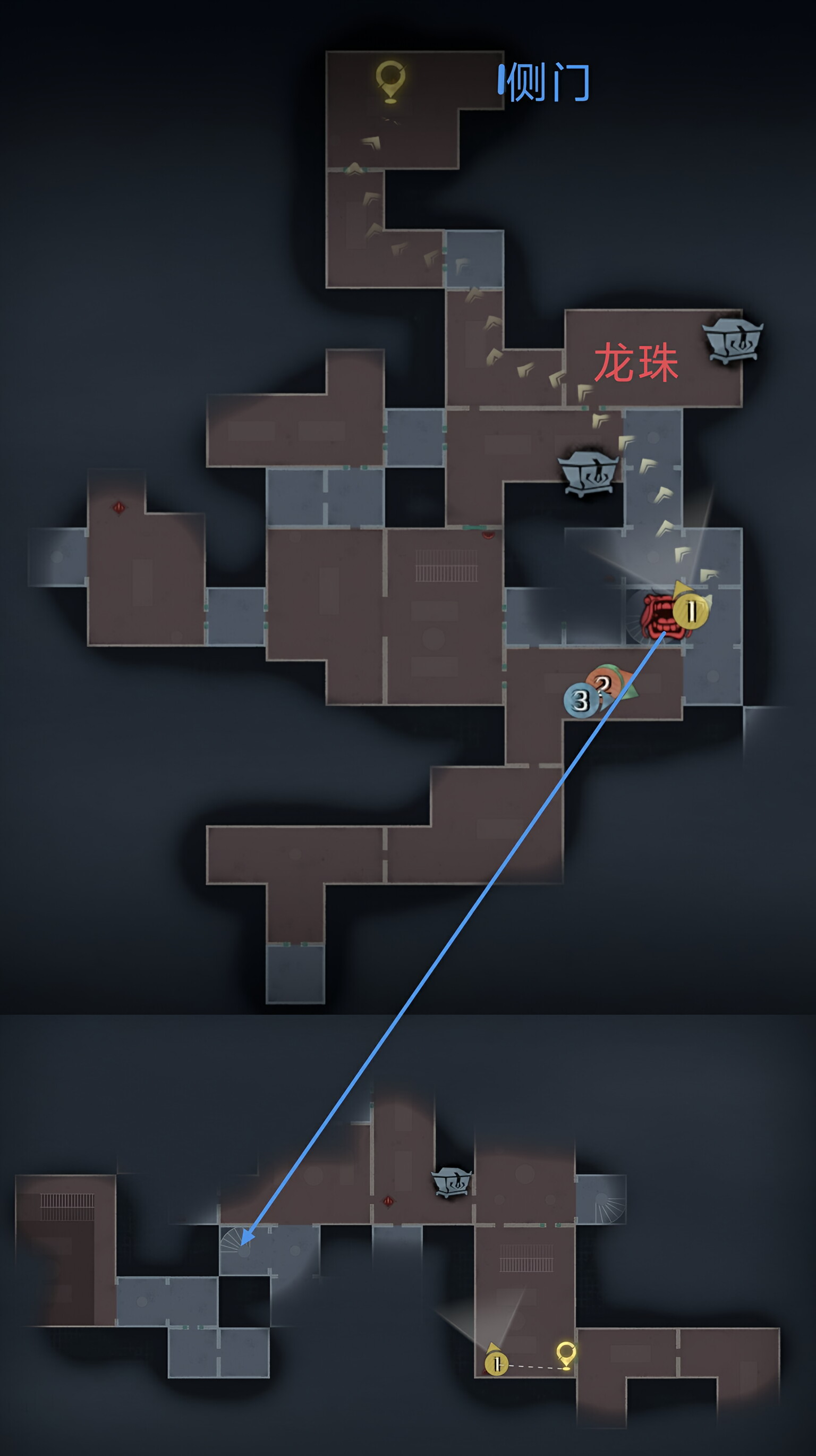 超自然行动组精绝古城困难┏型全地图小抄
