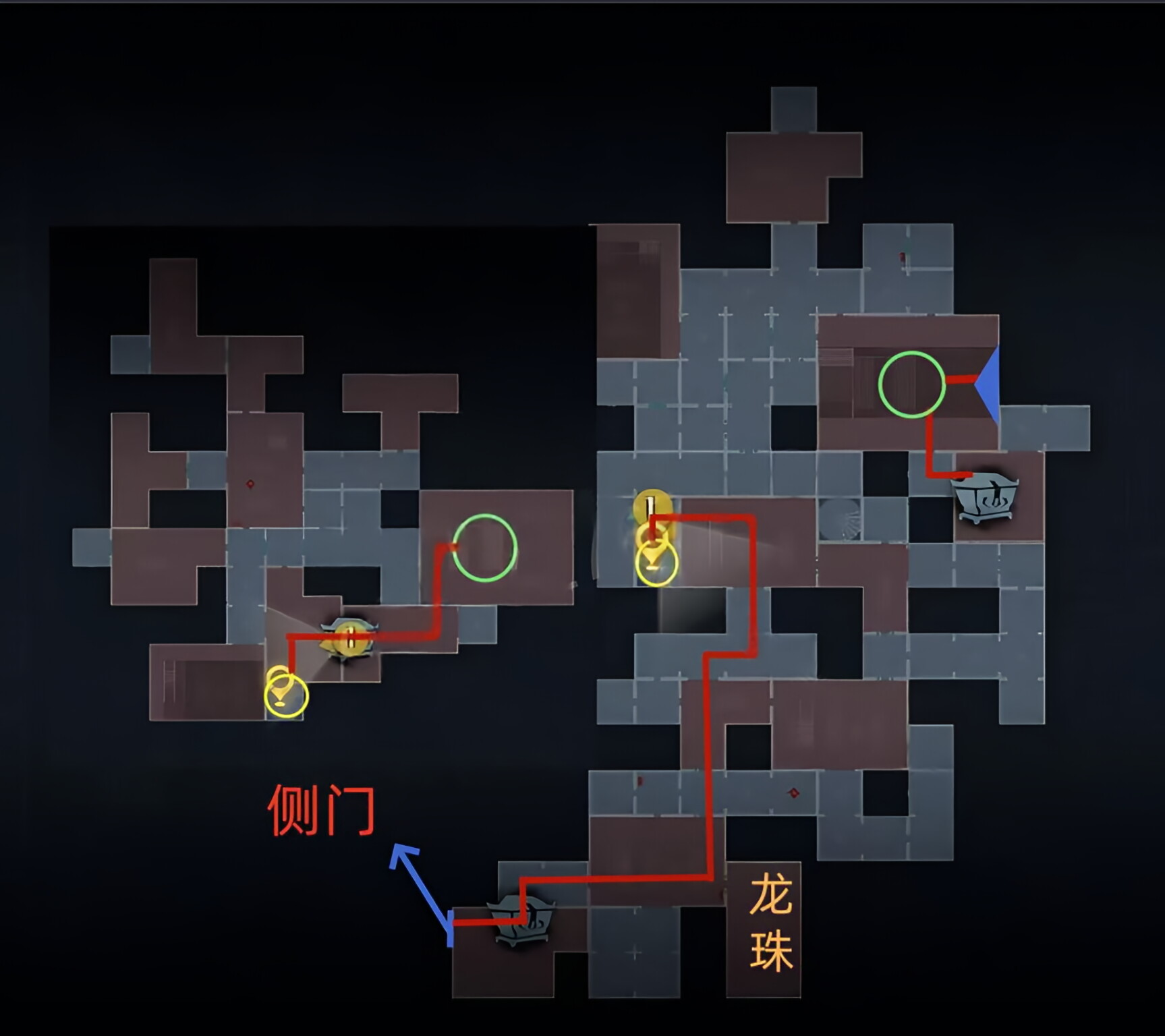 超自然行动组精绝古城困难┏型全地图小抄