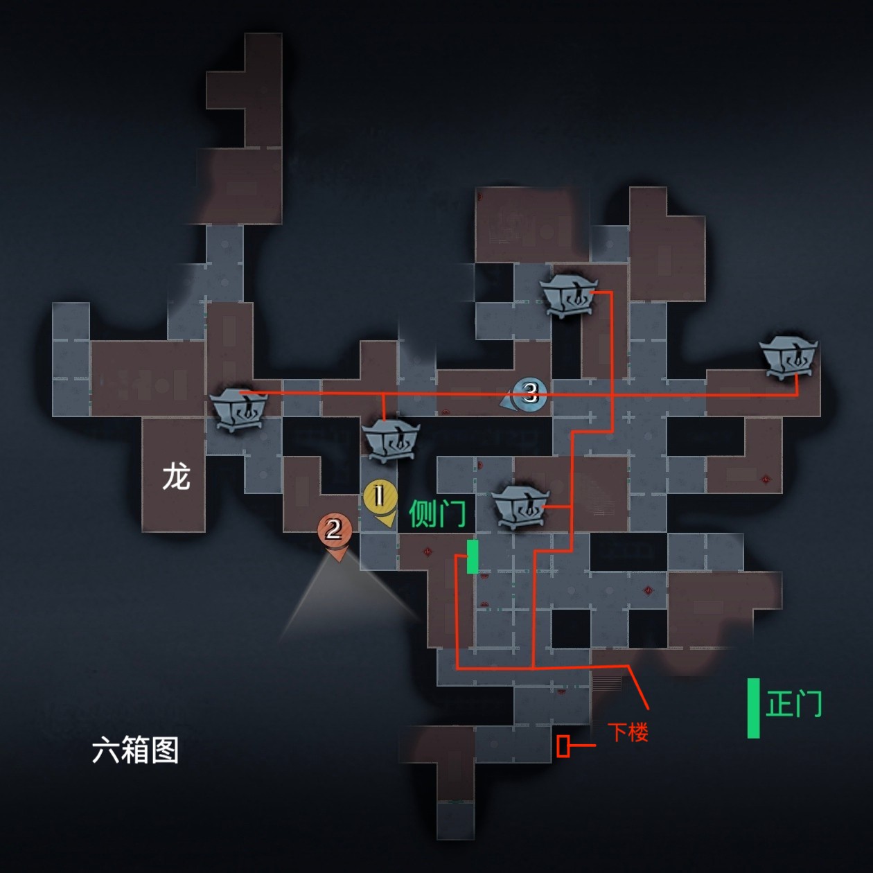 超自然行动组精绝古城极限┓型全地图小抄