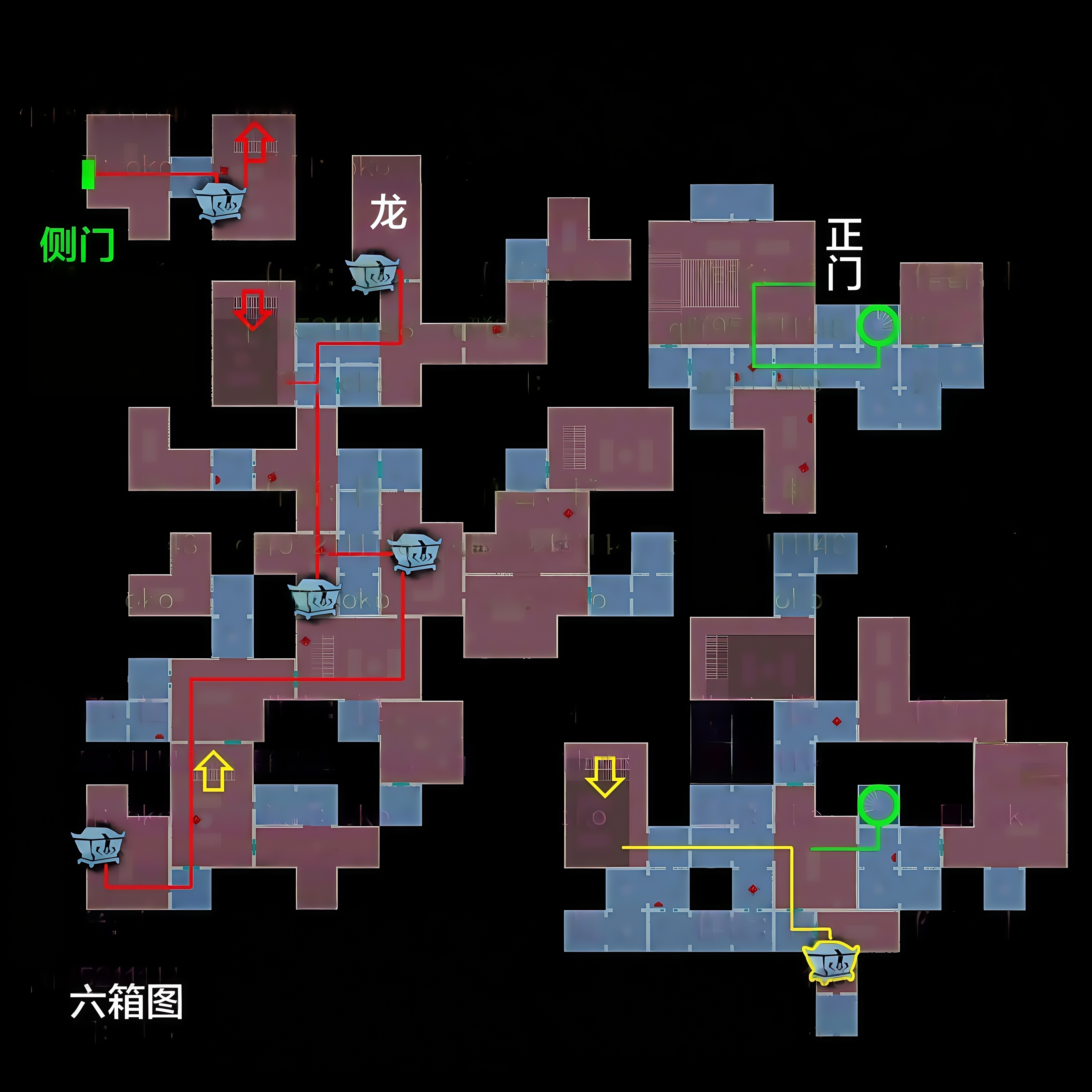超自然行动组精绝古城极限┓型全地图小抄