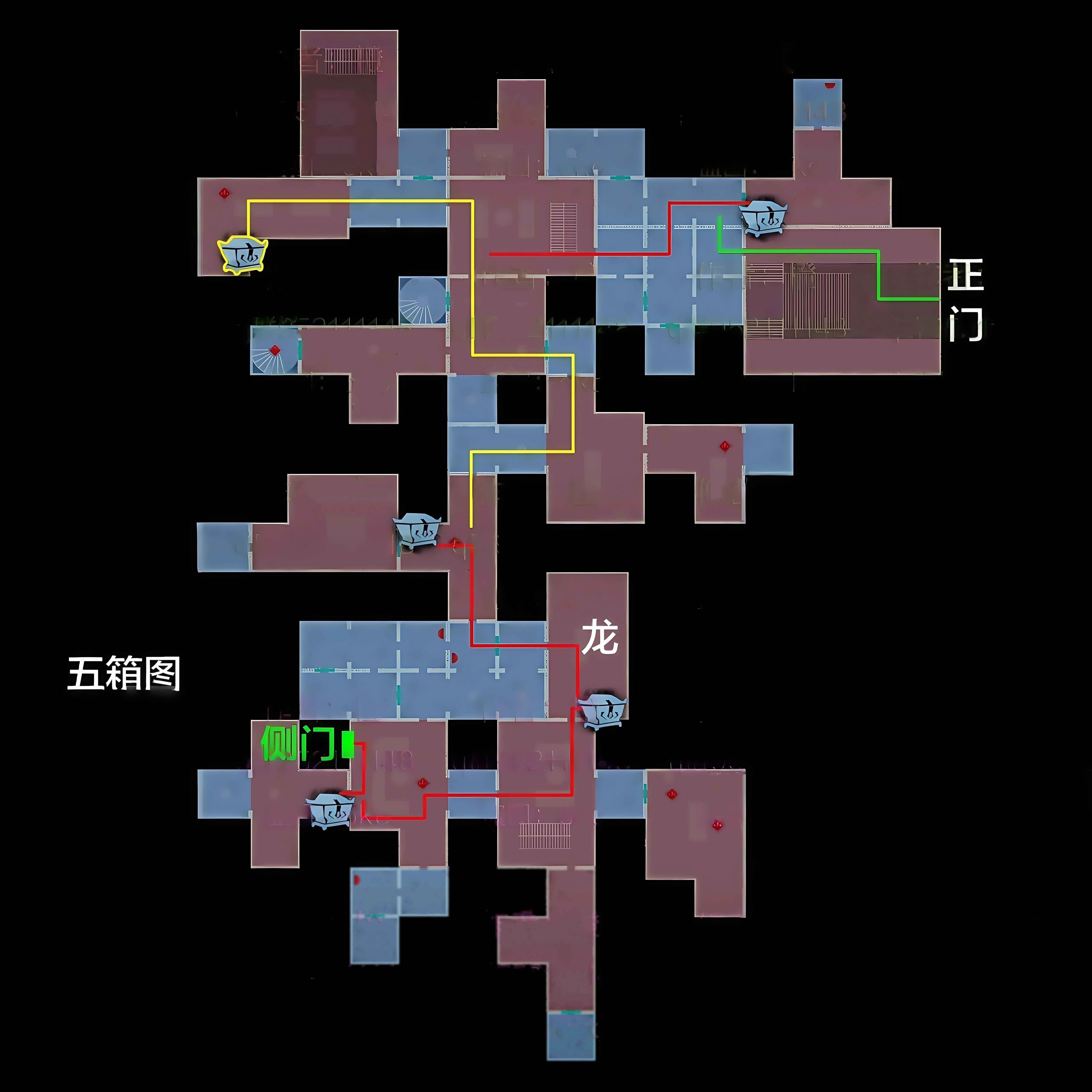 超自然行动组精绝古城极限┓型全地图小抄