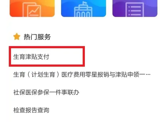 浙里办生育津贴申请步骤