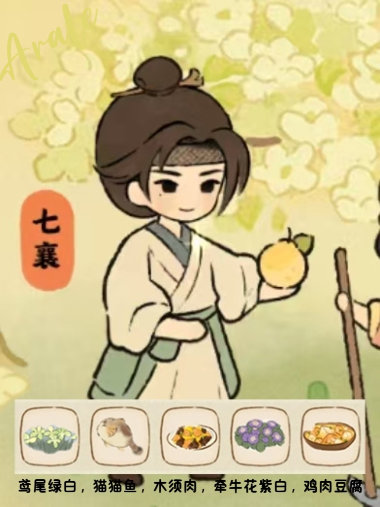 《桃源深处有人家》中元新村民喜好物一览