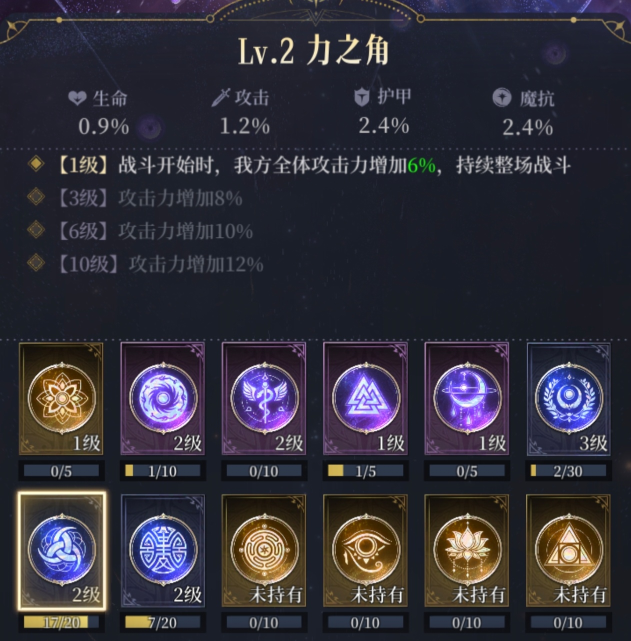 《不朽箴言》命轮系统图腾详解