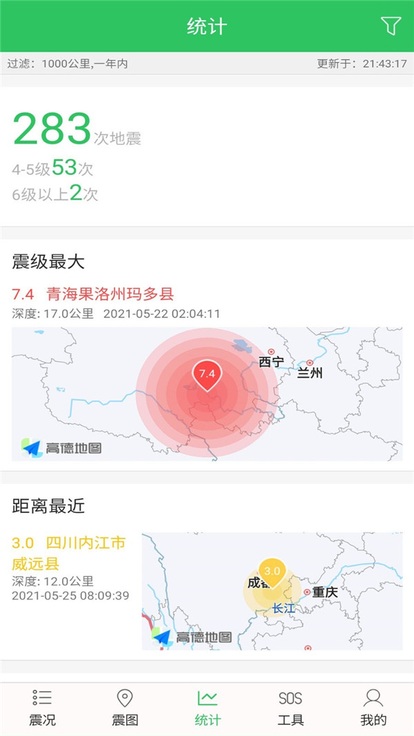 地震速报预警助手