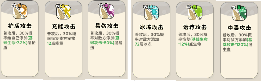 《神宠降临》双属性流派技能介绍