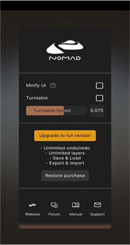 《nomad sculpt》设置中文方法