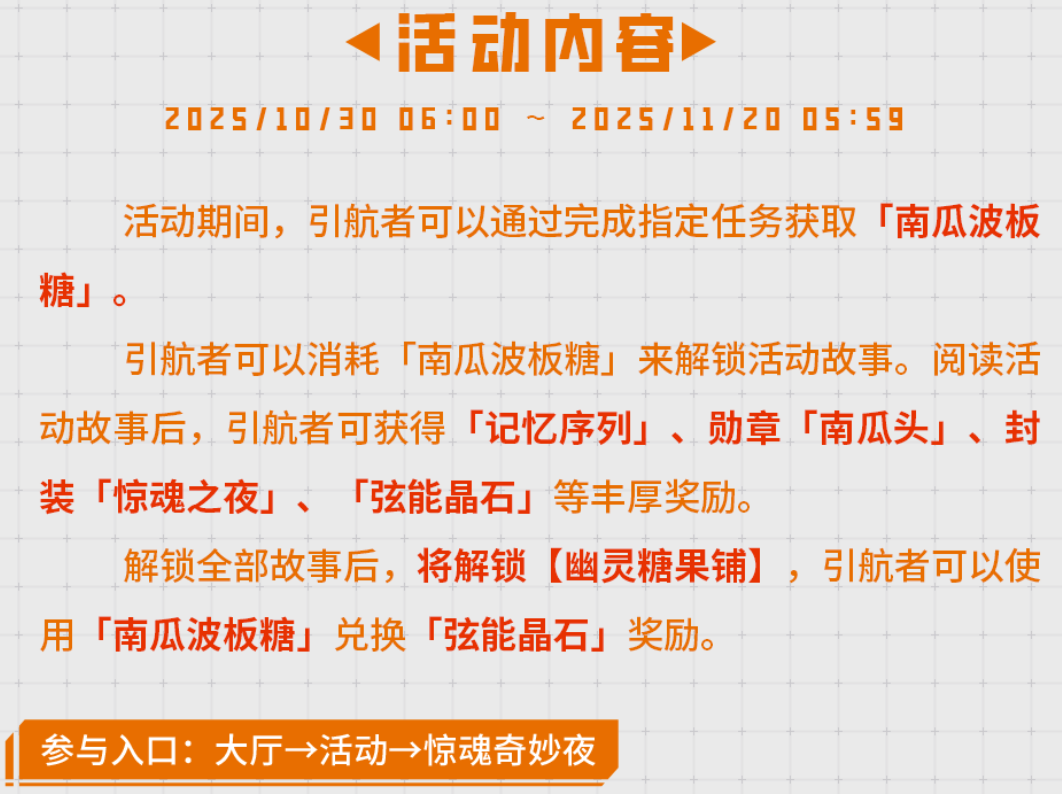 《卡拉彼丘》惊魂奇妙夜活动攻略