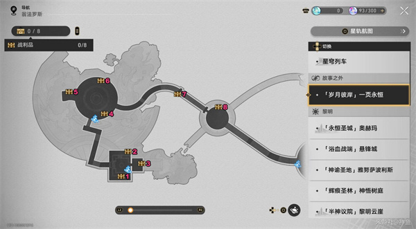 《崩坏：星穹铁道》3.7版本岁月彼岸·一页永恒战利品收集攻略