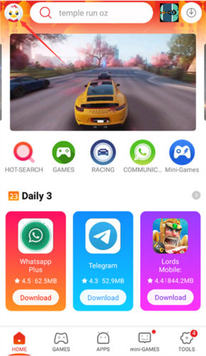 《9apps》更新版本方法