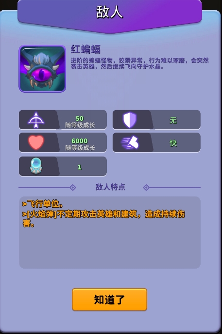 《人征塔战》红蝙蝠怪物图鉴