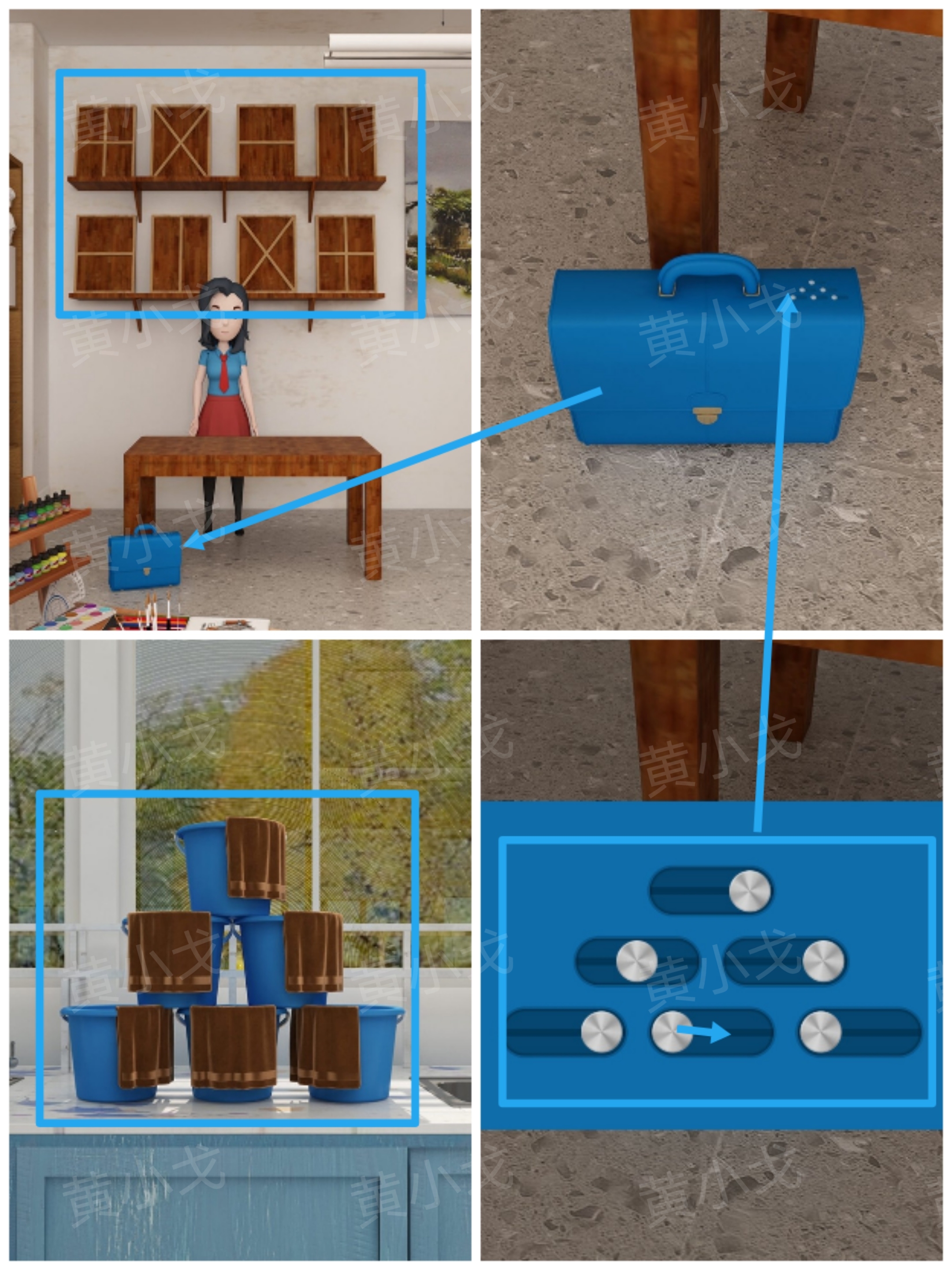 《Escape Room：侦探社》美术教室关卡攻略一