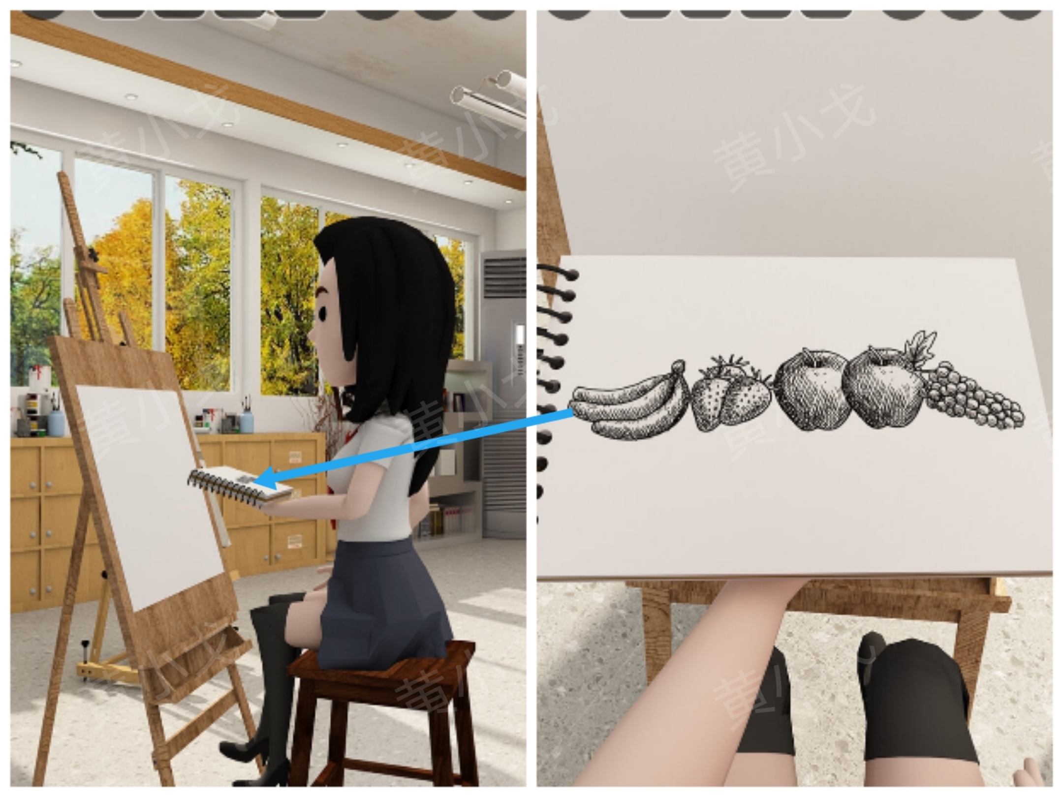 《Escape Room：侦探社》美术教室关卡攻略二