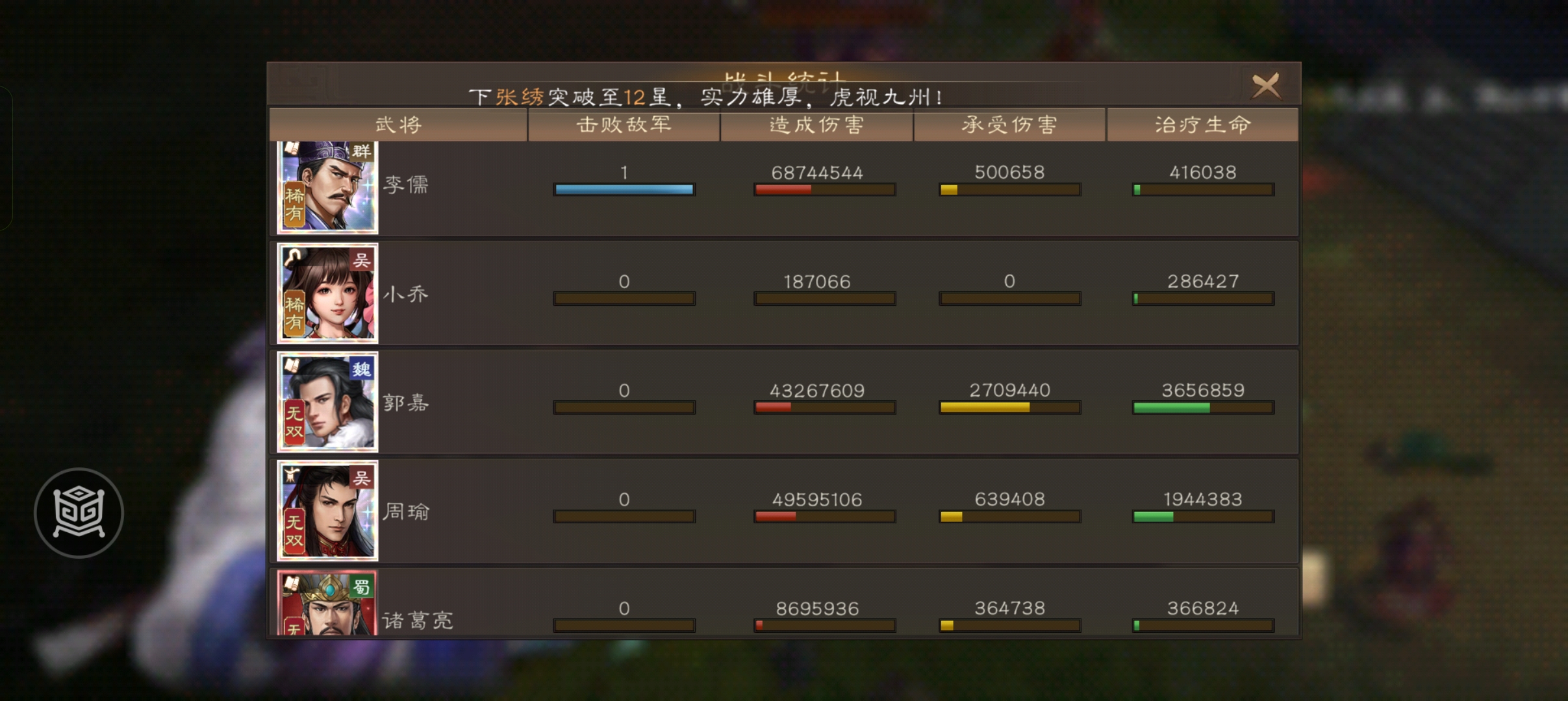 《新三国志曹操传》同盟boss吕布刷分攻略