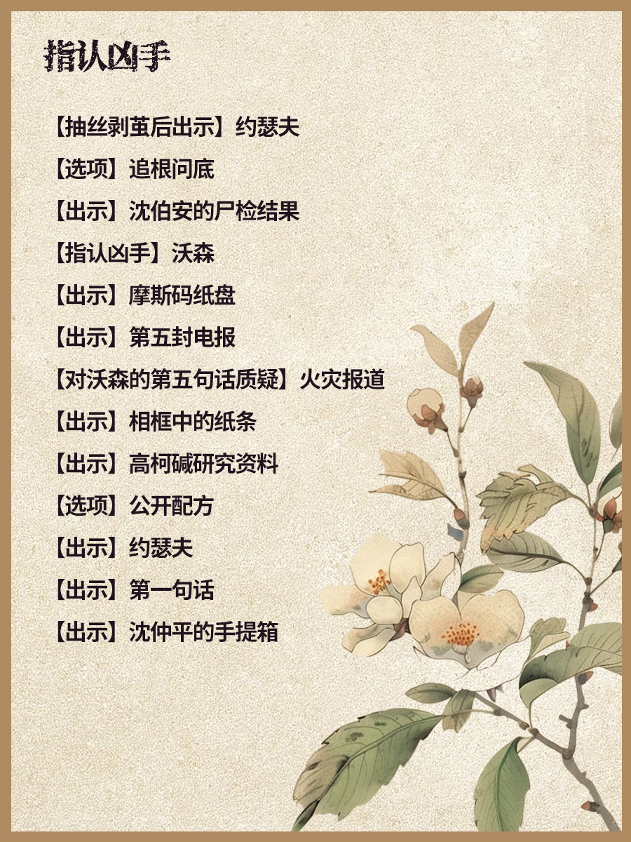 《山河旅探》第六章申城迷局攻略