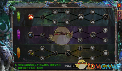 《暗黑之城传奇》天赋系统攻略