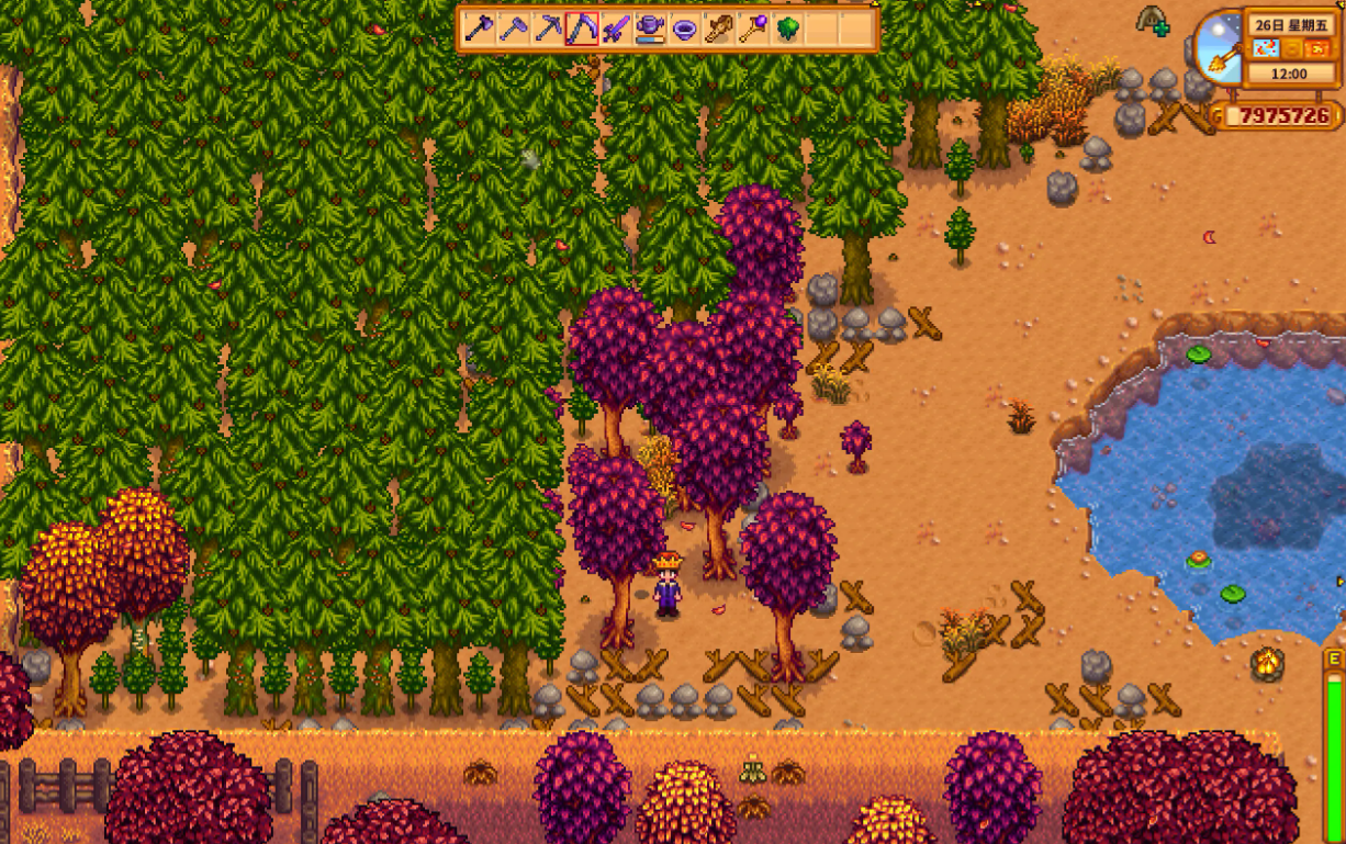 《星露谷物语》小树林建造方法