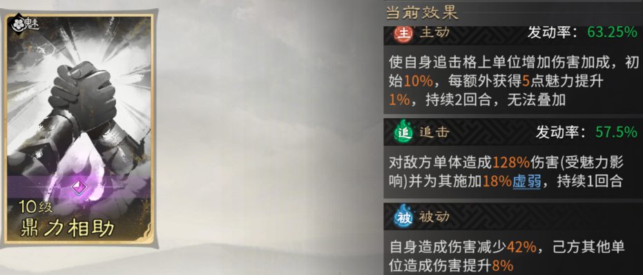 《三国：天下归心》黄月英美人爆发队阵容配置