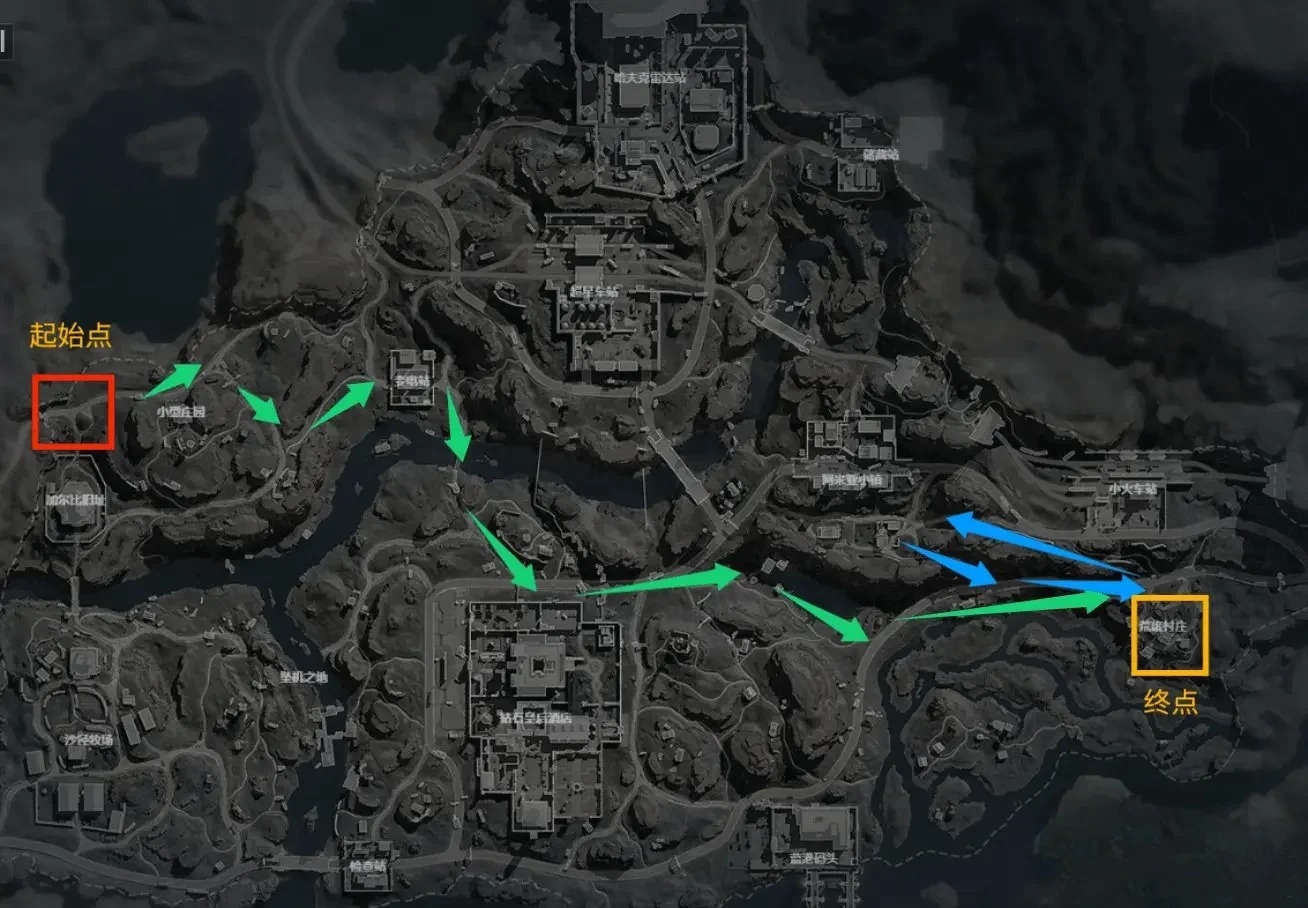 三角洲行动阿萨拉送信小队大长弓全点位大全