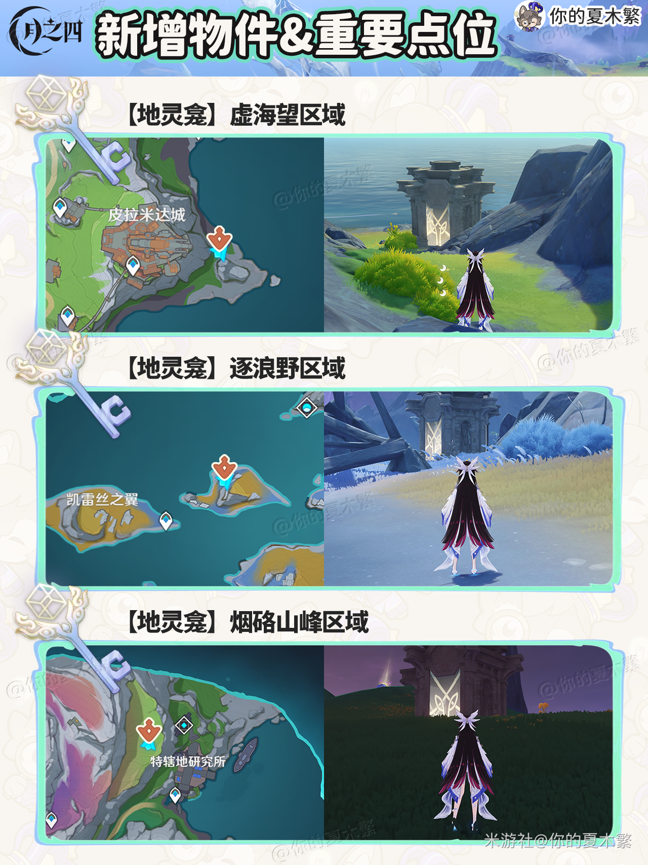 《原神》月之四新增物品收集点位一览