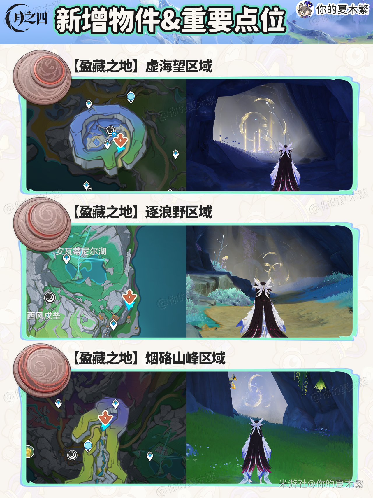 《原神》月之四新增物品收集点位一览