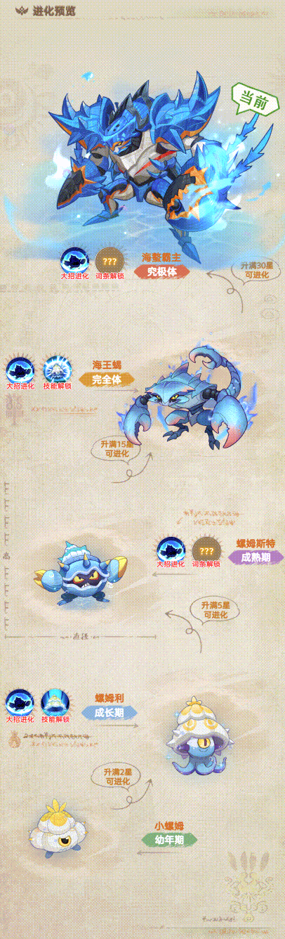 《帕瓦勇者传说》幻兽海螯霸主技能介绍