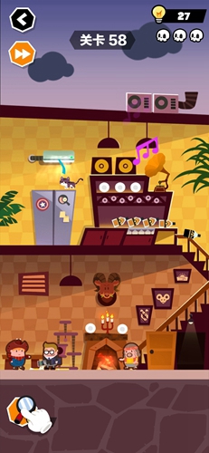 《谁也别想跑》第58关通关攻略