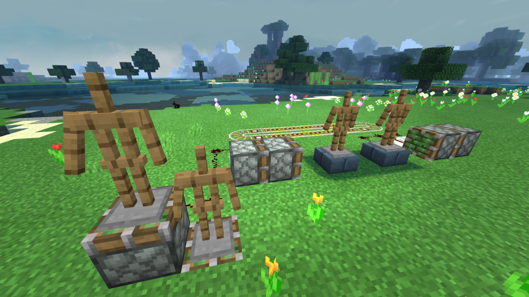 《我的世界：移动版》射术练习场搭建方法