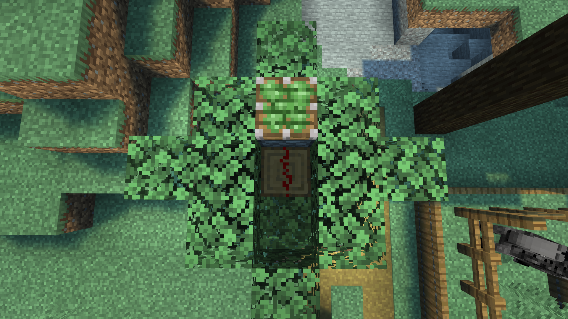 《我的世界：移动版》弹跳平台搭建教程