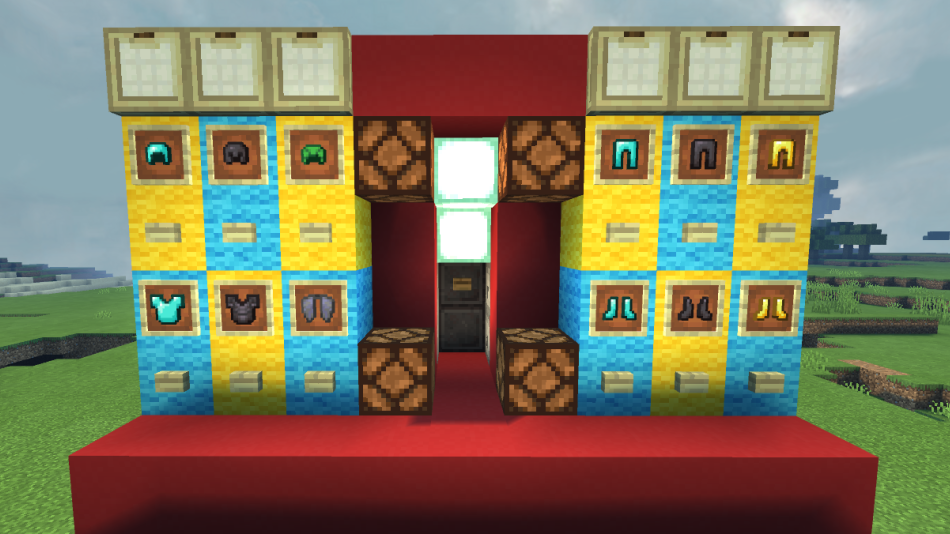 《我的世界：移动版》自选换装间搭建教程