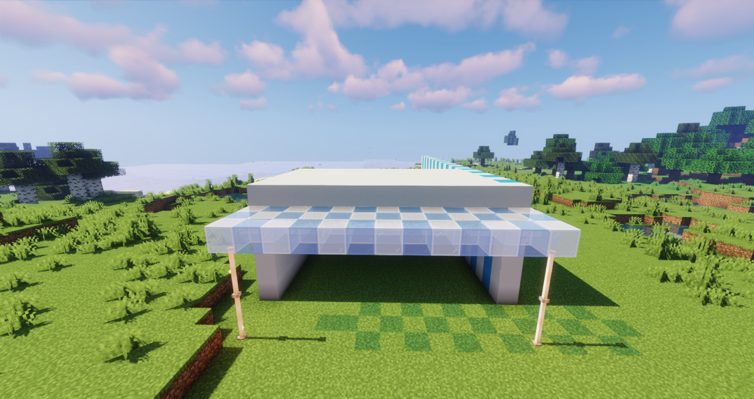 《我的世界：移动版》露天泳池改造方案