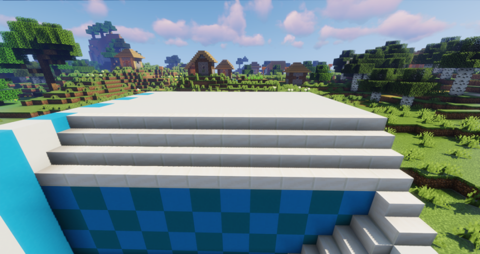《我的世界：移动版》露天泳池改造方案