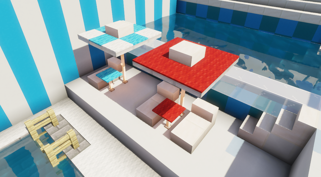 《我的世界：移动版》露天泳池改造方案