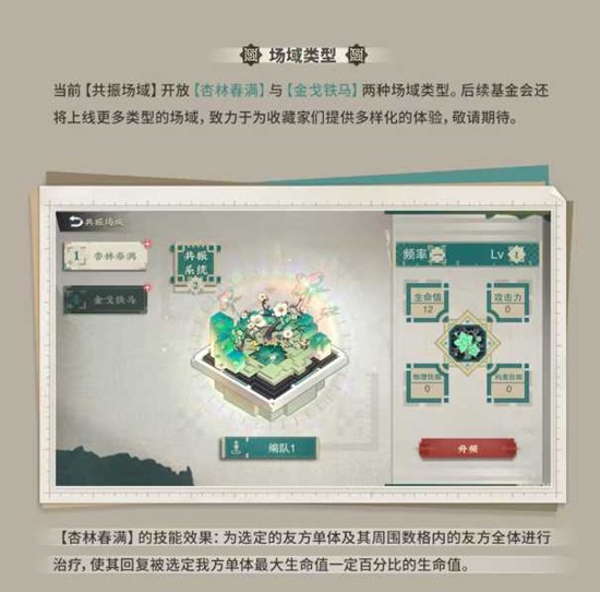 《物华弥新》两大场域类型与频率提升机制介绍