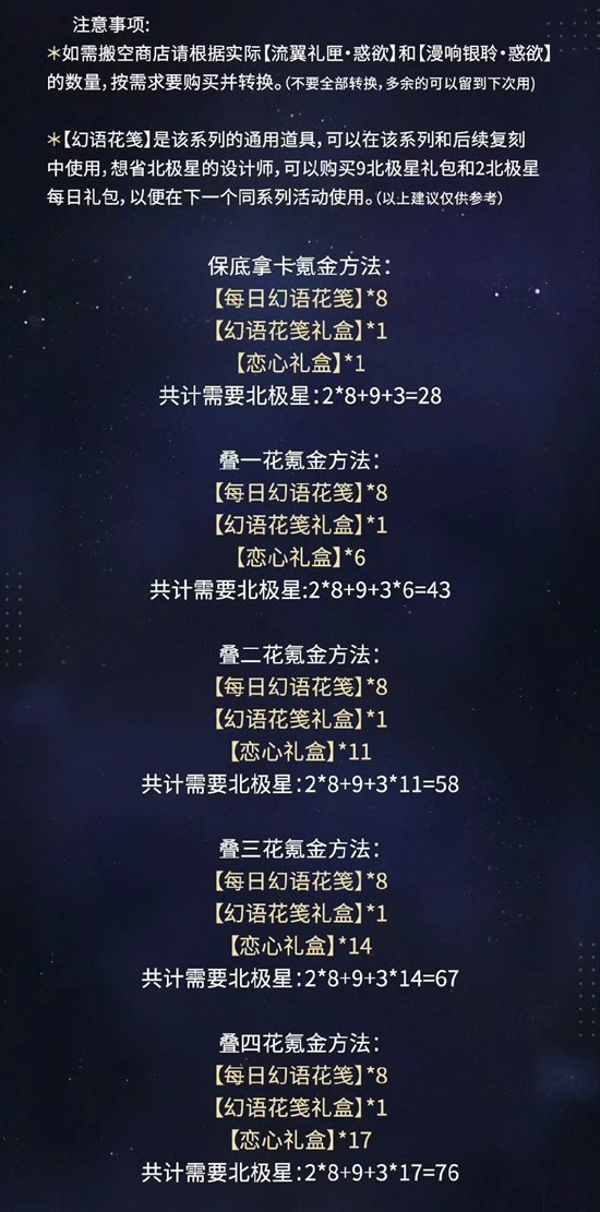 《光与夜之恋》羁梦幻谕惑欲氪金攻略