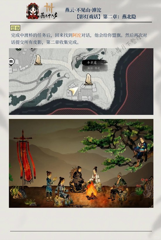 《燕云十六声》影灯戏话燕北隐收集攻略