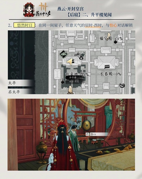 《燕云十六声》生平楼5个见闻攻略