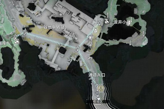 《明日方舟：终末地》四号谷地滑索点位一览