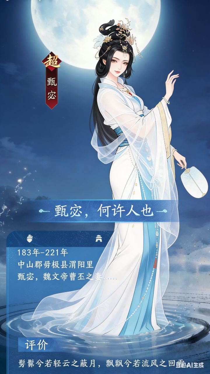 《三国望神州》甄宓角色定位解析