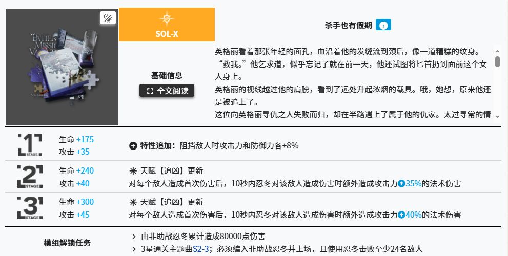 《明日方舟：终末地》忍冬干员强度测评