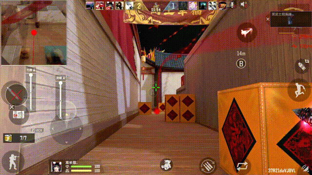 《穿越火线：枪战王者》新年广场马年贺岁版B点投掷武器技巧