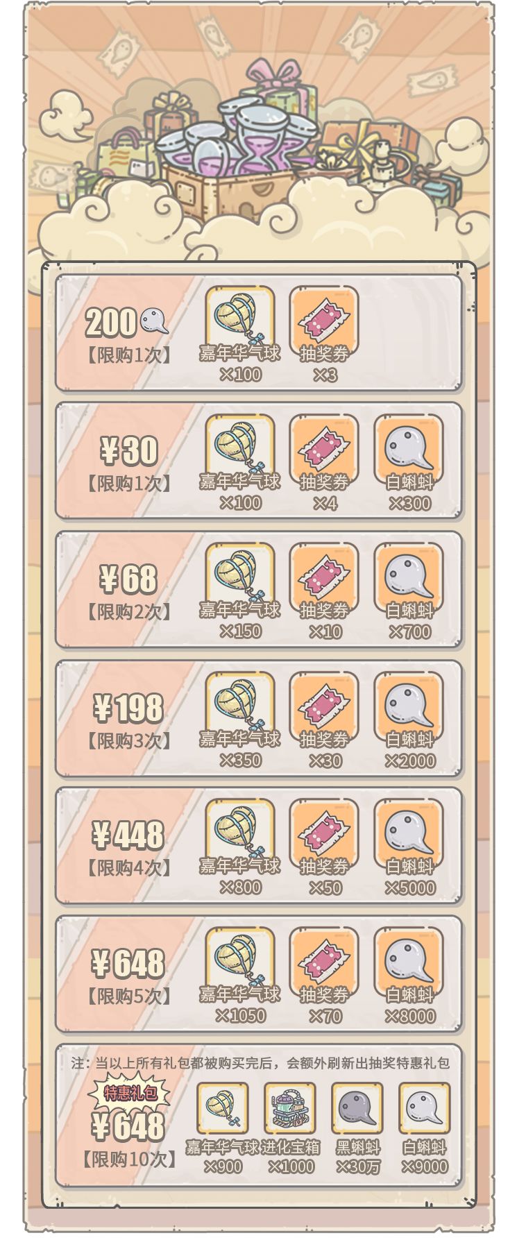 《最强蜗牛》抽奖嘉年华上线内容预览