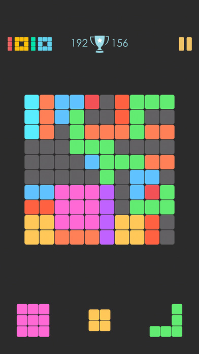 1010彩色方块拼图横竖消除